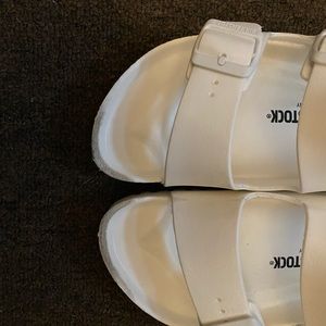 Birkenstock White Arizona Eva Sandals Size 39